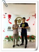 賀濱州市王先生成功加盟張成榮電烤雞架項目！